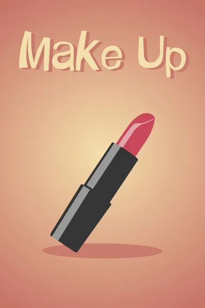 Maquillaje icono colorido — Vector de stock