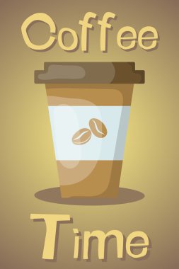 Vektör renkli kahve fincanı simge