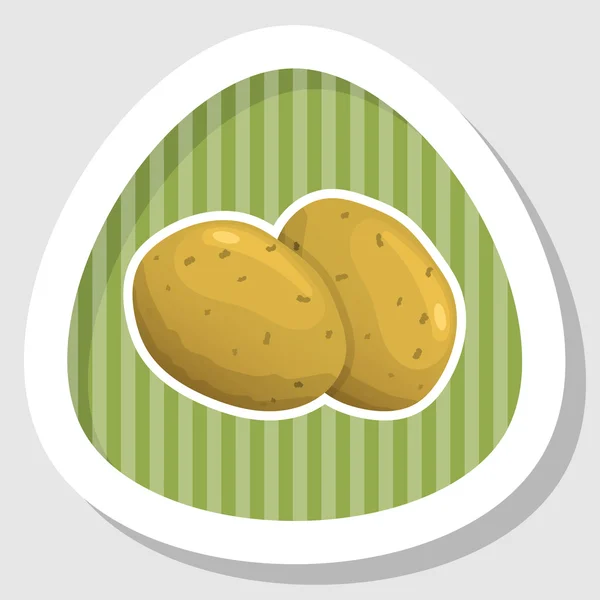 Potatoes colorful icon — Stock Vector