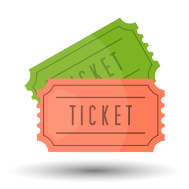 Bilet renkli simge
