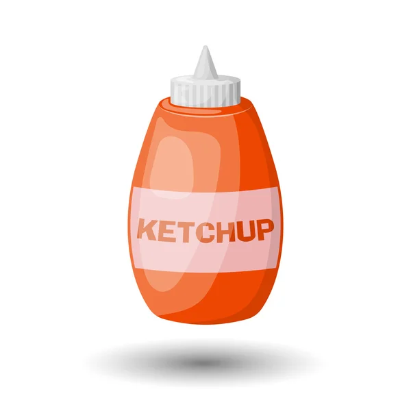 Ketchup colorful icon — Stock Vector