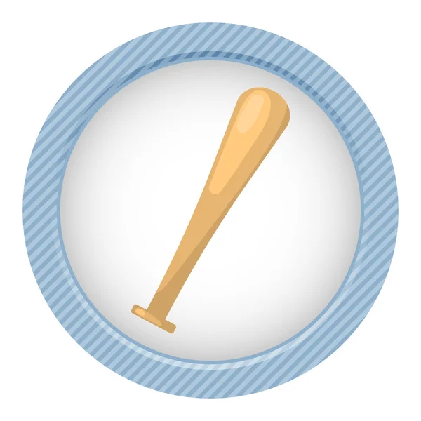 Baseball bat vektor icon — Stock vektor