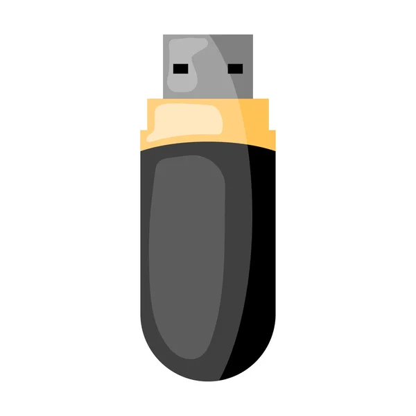 USB renkli simge — Stok Vektör