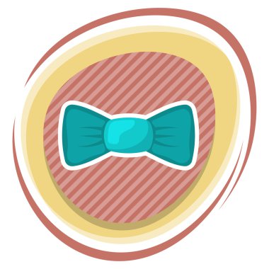 Tek yay renkli simge