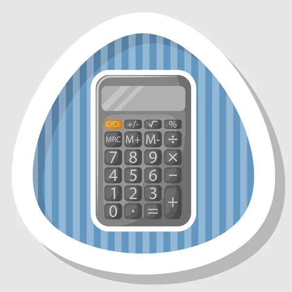 Calculator colorful icon — Stock Vector