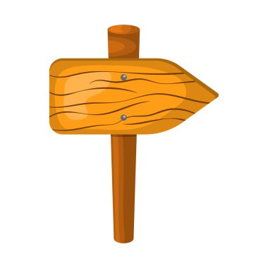 Renkli ahşap işareti simgesi