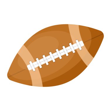 Rugby topu renkli simge