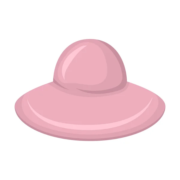 Cappello donna icona colorata — Vettoriale Stock