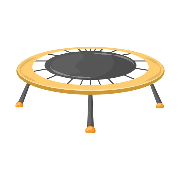 Trampoline kleurrijke pictogram — Stockvector