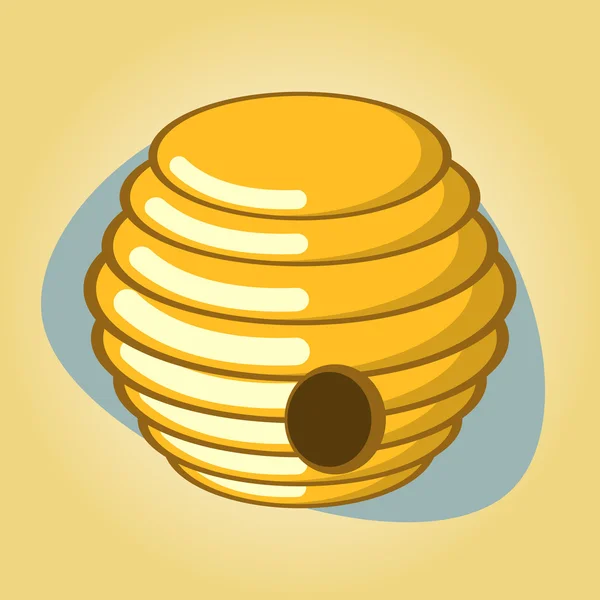 Hive colorful icon — Stock Vector