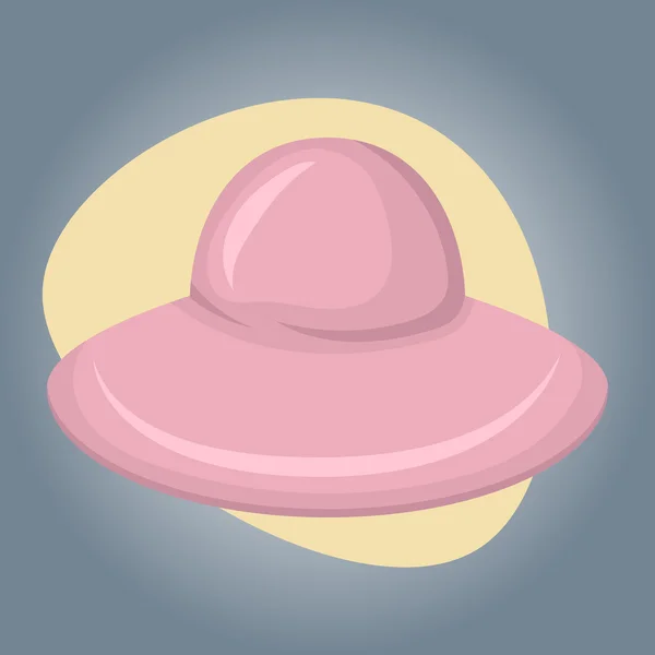 Chapéu de mulher ícone colorido —  Vetores de Stock