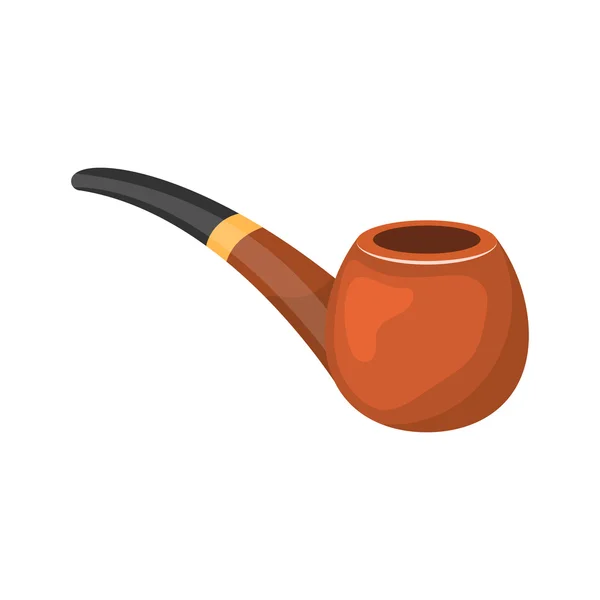 Pipe tabaco colorido icono — Archivo Imágenes Vectoriales
