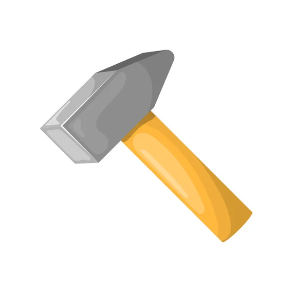 Icono colorido de martillo — Vector de stock