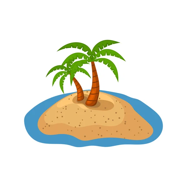 Barevná ikona Palm — Stockový vektor
