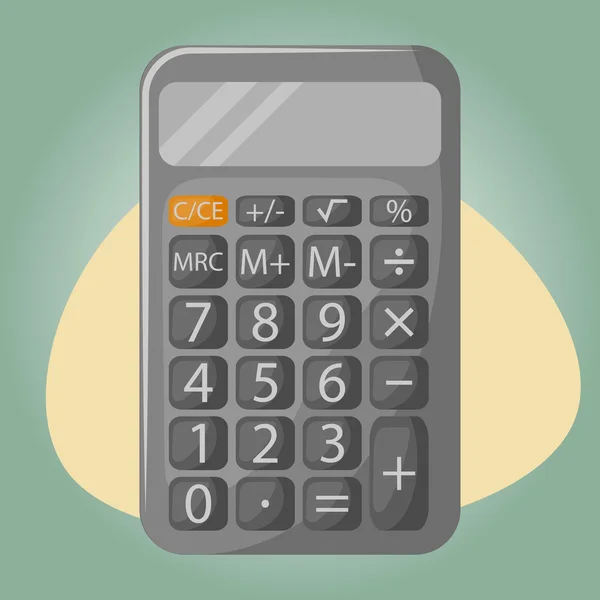 Calculator colorful icon — Stock Vector