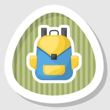 Sırt çantası renkli simge