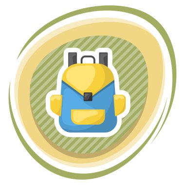 Sırt çantası renkli simge