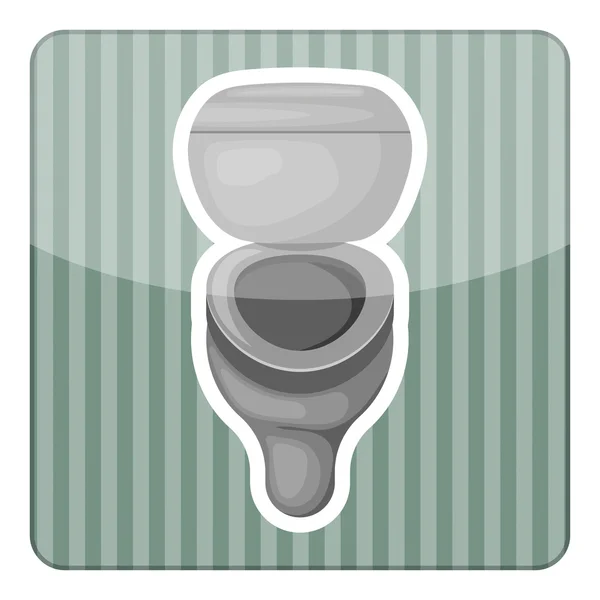 Красочная икона туалета — стоковый вектор