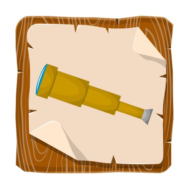 Teleskop renkli simge