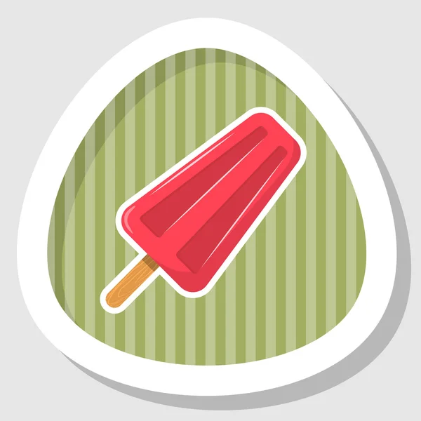 Ícone de sorvete colorido vetorial —  Vetores de Stock