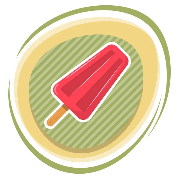 Vettoriale colorato icona gelato — Vettoriale Stock