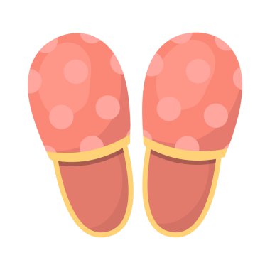 vektör çizim ev terliği.