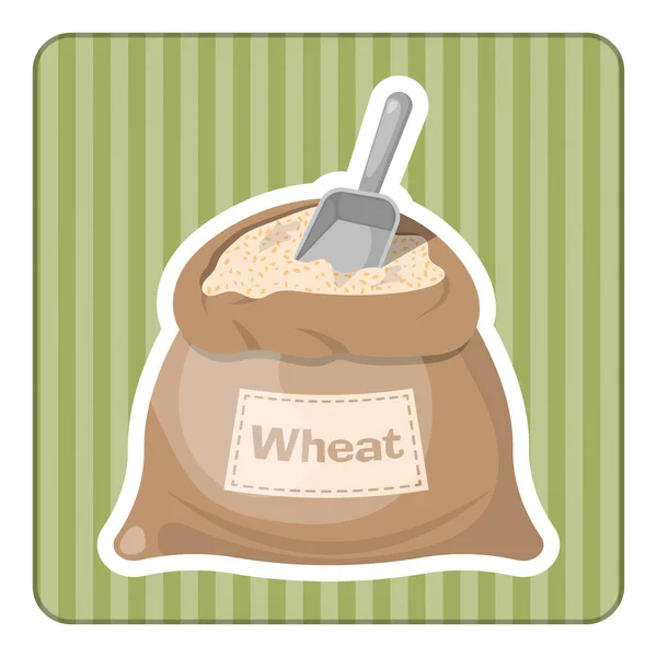 Wheat bag icon — Stock Vector