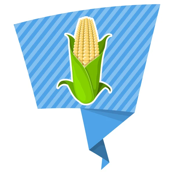 Corncob vector illustration — Stock Vector