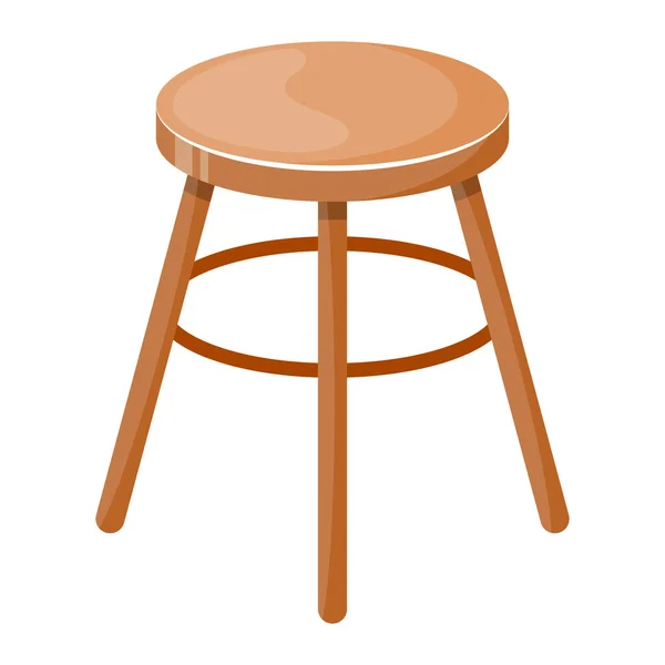 Cadeira vetor colorido ícone — Vetor de Stock