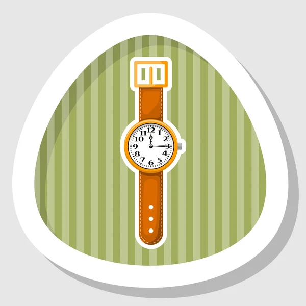 Watch colorful icon — Stock Vector