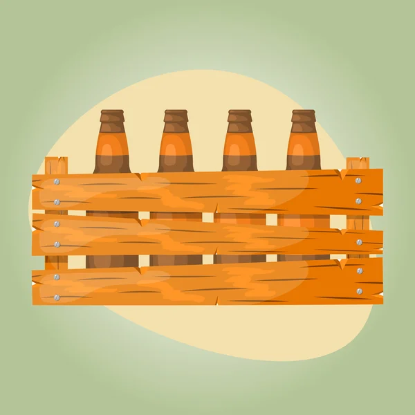 Beer box icon — Stock Vector