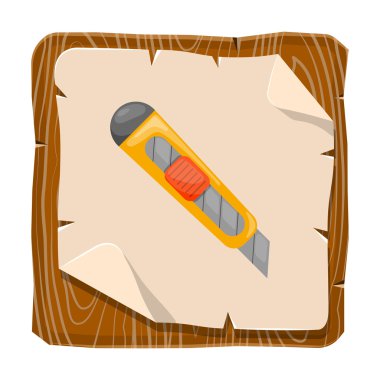Cutter colorful icon clipart