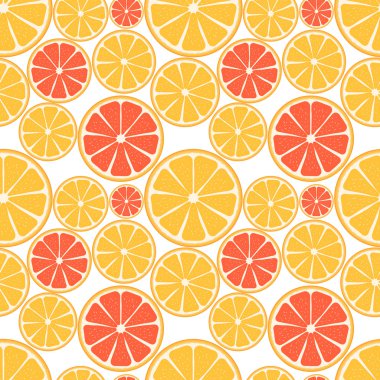 Citrus Meyvesi Kusursuz Desen