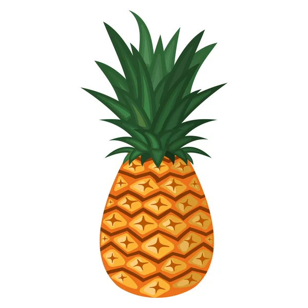 Illustrazione vettoriale dell'ananas — Vettoriale Stock