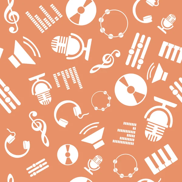 müzik simgeleri ile Seamless Modeli