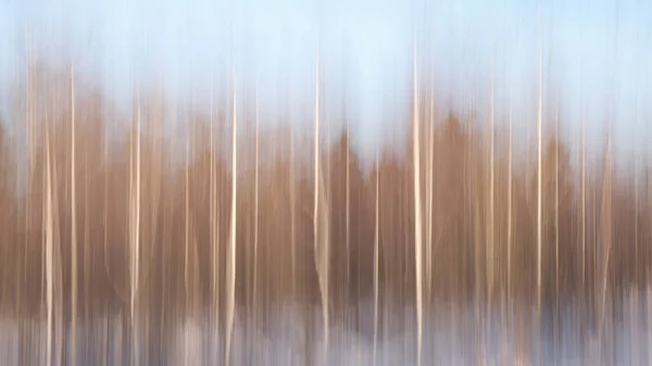 Winter textural scenic background with motion blur; toned in vintage style