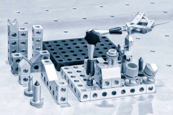 System for quality control of metal products, metal parts constructor