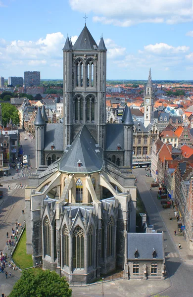 Church San Nicolas Ghent — Stock Photo, Image