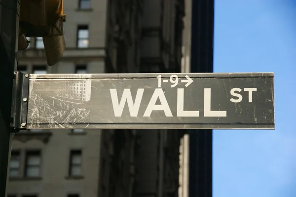 Wall street jele — Stock Fotó