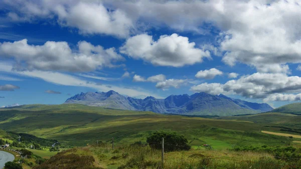 Platteland in de buurt van carbost, Isle of Skye — Stockfoto