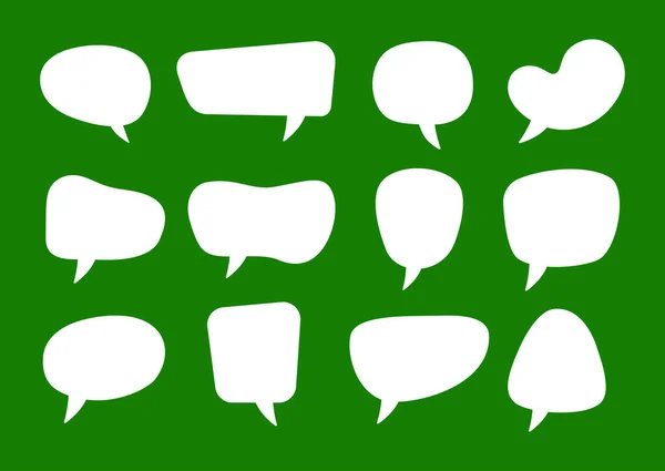 Çizgi roman, diyalog kutuları, çıkartmalar, sosyal medya grafikleri ve yaratıcı tasarım projeleri için tasarlanmış çeşitli organik şekillerde el yapımı konuşma baloncukları koleksiyonu..