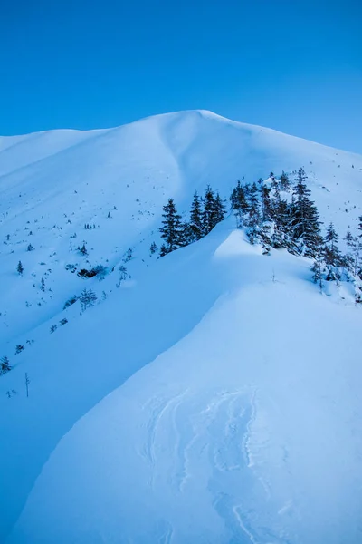 Hermoso Paisaje Montaña Invierno Día Frío Gran Altitud —  Fotos de Stock