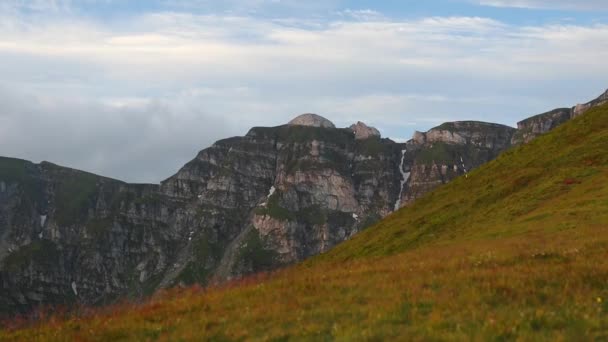 Incredibile Paesaggio Montano Alta Quota Estate — Video Stock