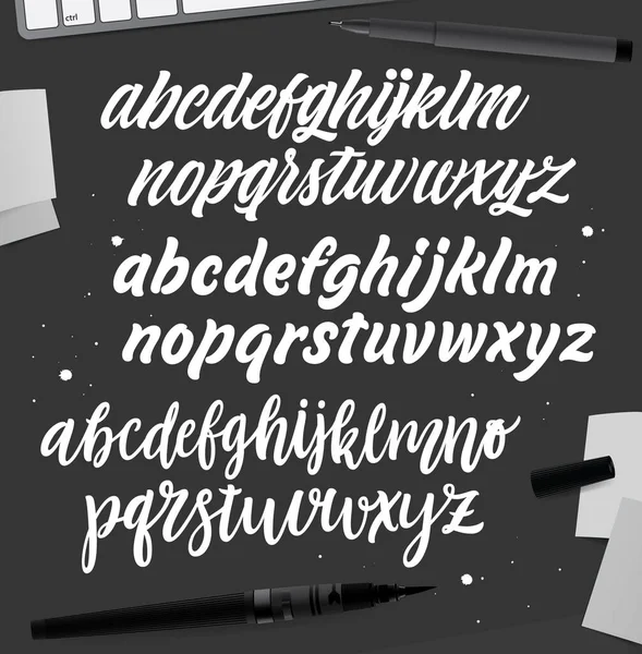 Alphabet Vectoriel Lettrage Typographie Pour Les Dessins Modèles Logo Affiche — Image vectorielle