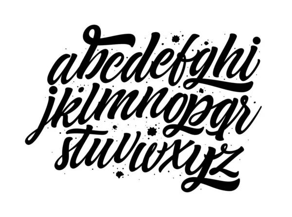 Vector Alphabet Exclusive Custom Letters Lettering Custom Typography Designs Logo — Stockvector