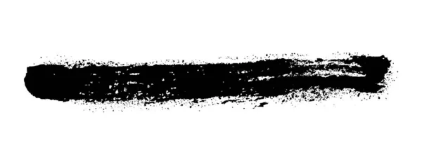 Grunge Boya Silindiri Vektör Fırça Darbesi Sıkıntılı Pankart Beyaz Arka — Stok Vektör