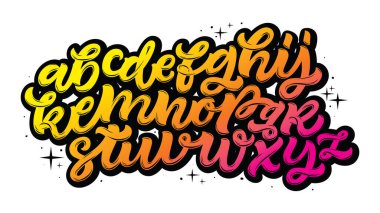 Vektör Alfabesi. Tasarımlar için Harf ve Typography: Logo, Poster, Paketleme, Davetiye, vb. Beyaz arkaplanda izole edilmiş asgari ve basit yazı tipi.