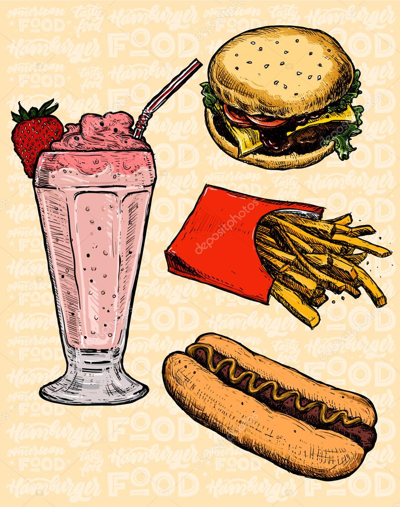 Burger Fries And Milkshake lupon.gov.ph