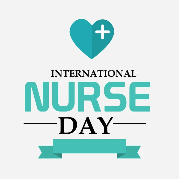 Dia internacional do enfermeiro —  Vetores de Stock