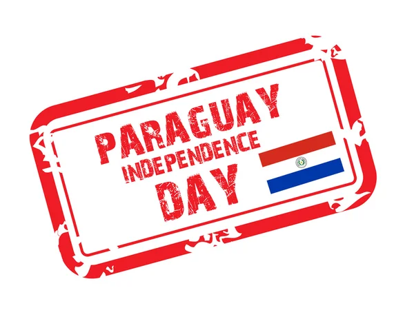 Día de la Independencia de Paraguay — Vector de stock